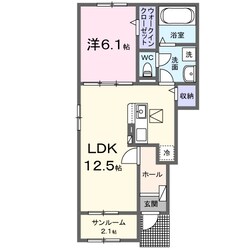 シーズンテラスⅠの物件間取画像